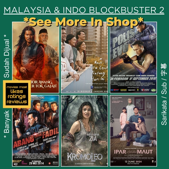 [PENDRIVE WITH MOVIE] BLOCKBUSTERS COLLECTION MALAY 2 @ 22+15 HD SET 2E