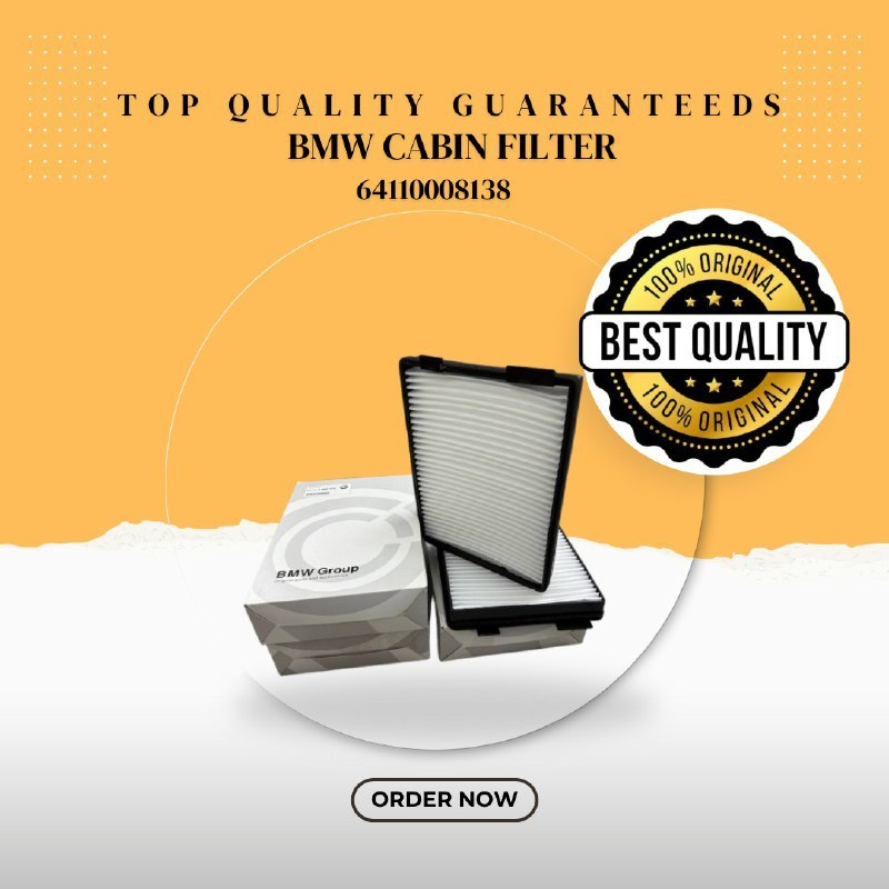 64110008138 BMW CABIN FILTER 5 Touring E39 Cabin Aircond Filter 64119216588 64119070073 64116904867 