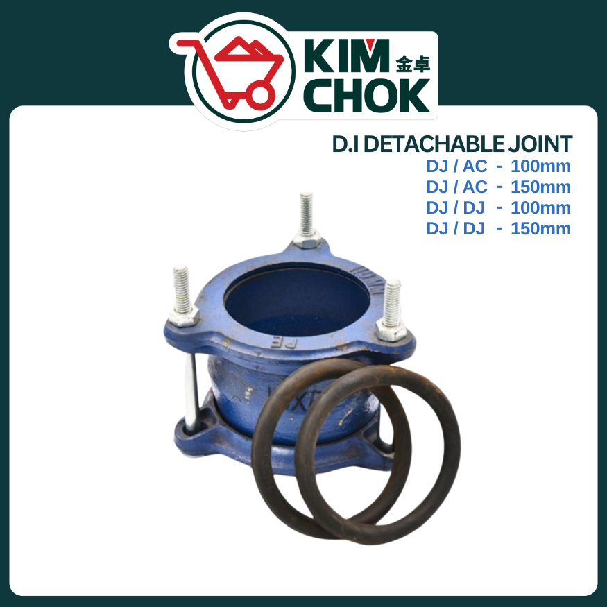 DI ที่ถอดออกได้ Joint C/W 4 สลักเกลียวและถั่ว ( DJ/AC-100/150 มม. & DJ/DJ-100/150 มม.)