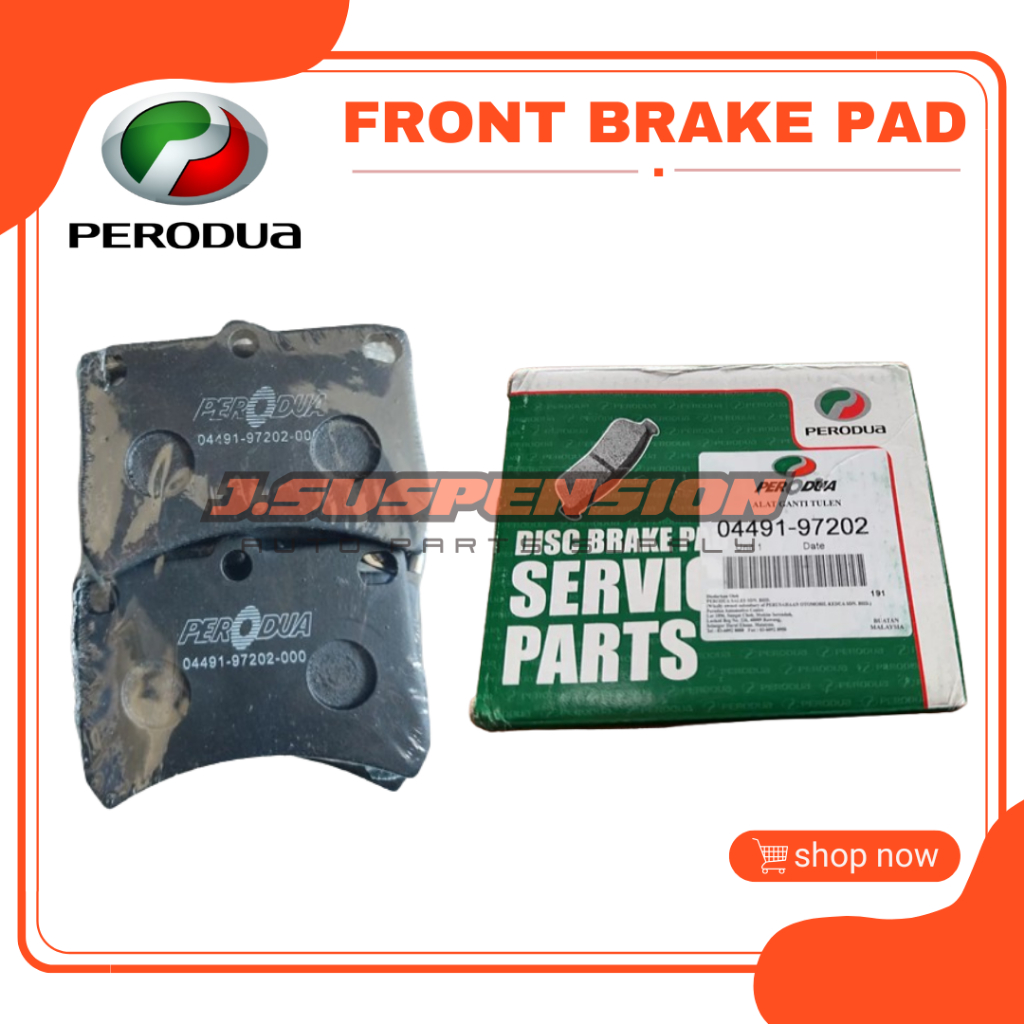 ผ้าเบรคหน้า Perodua / ผ้าดิสเบรค - Kenari Kelisa (04491-97202)