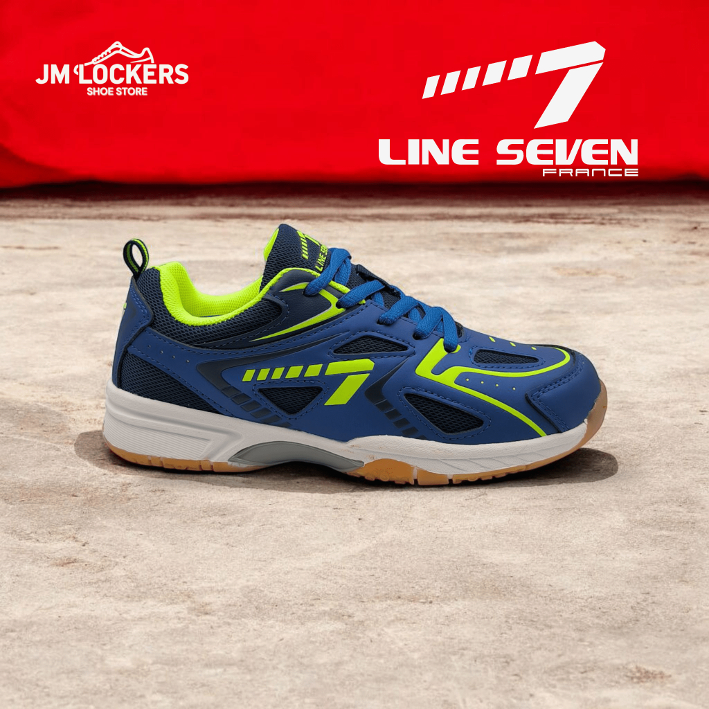LINE 7 Kasut Badminton Budak/Kasut Latihan/รองเท้าแบดมินตันของจูเนียร์/รองเท้าฝึกซ้อม CS-2176