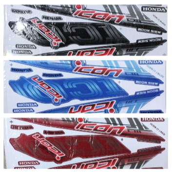 ICON110 STICKER 1 HONDA ICON BODY STRIPE 1 HONDA SCOOTER ICON