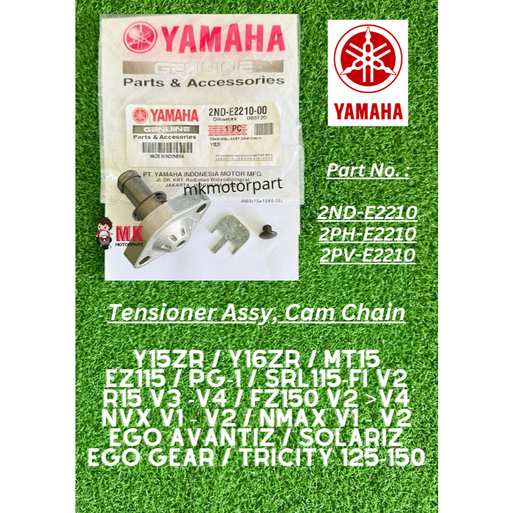 TENSIONER ASSY CAM CHAIN Yamaha Y15zR Y16zR MT15 EZ115 PG1 SRL115FI R15 FZ150 NVX NMAX Avantiz Solar