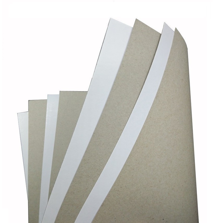 Boxboard Paper One Side White One Side Grey A1 / 36" x 48" Size 350 GSM / 450 GSM