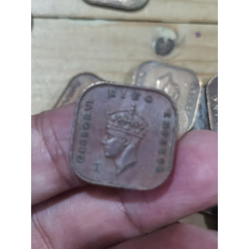 1 CENT COINS MALAYA BOCOC