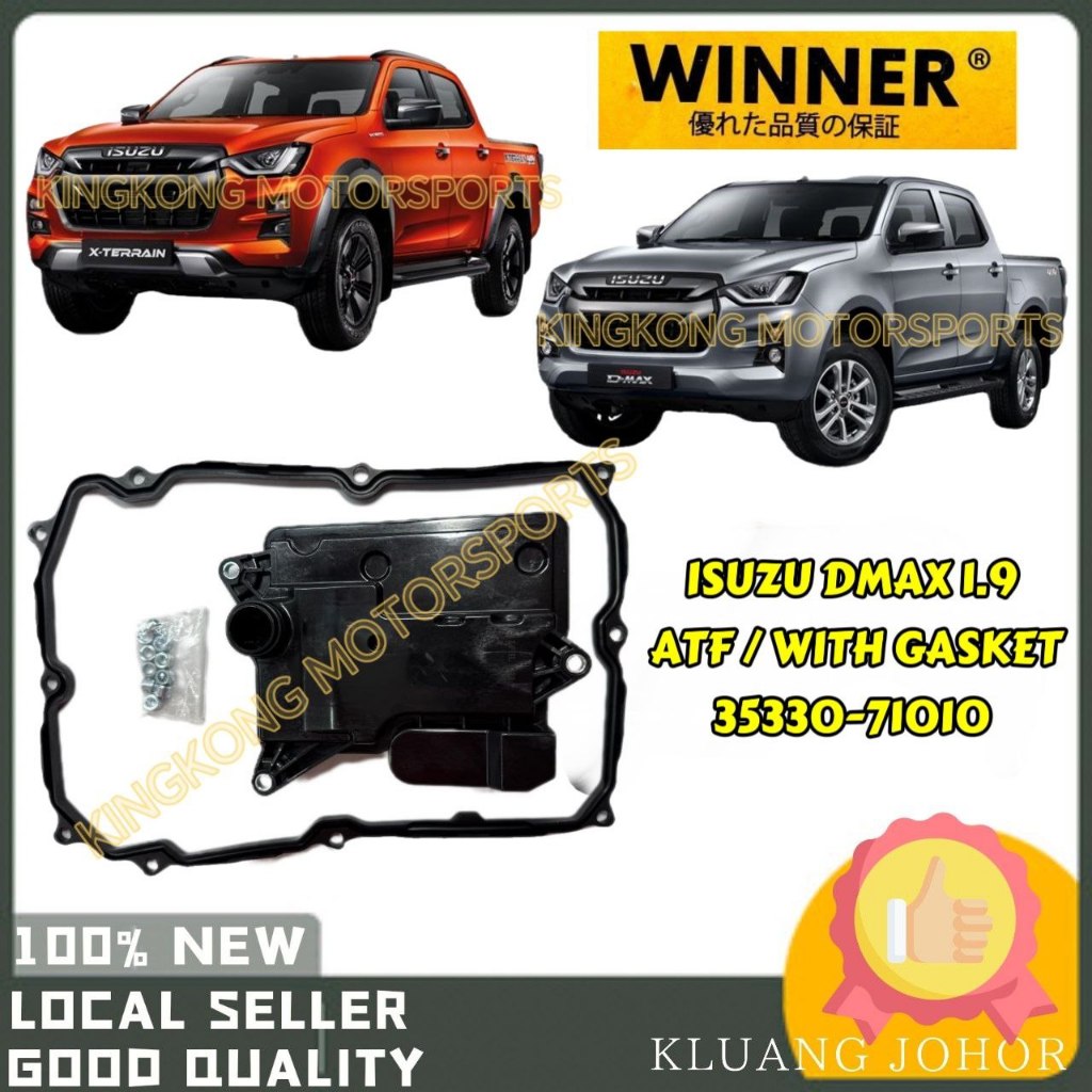 WINNER ISUZU DMAX 1.9 กรองอัตโนมัติพร้อม GASKET 35330-71010 ATF AUTO GEAR BOX CLEANER AT ISUZU D-MAX