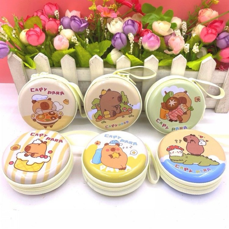 [1 ชิ้น] น่ารัก Mini Tin กระเป๋าเหรียญซิป Beg Syiling Kartun Mini Comel 创意卡通马口 viewaroo Wallet นักเร