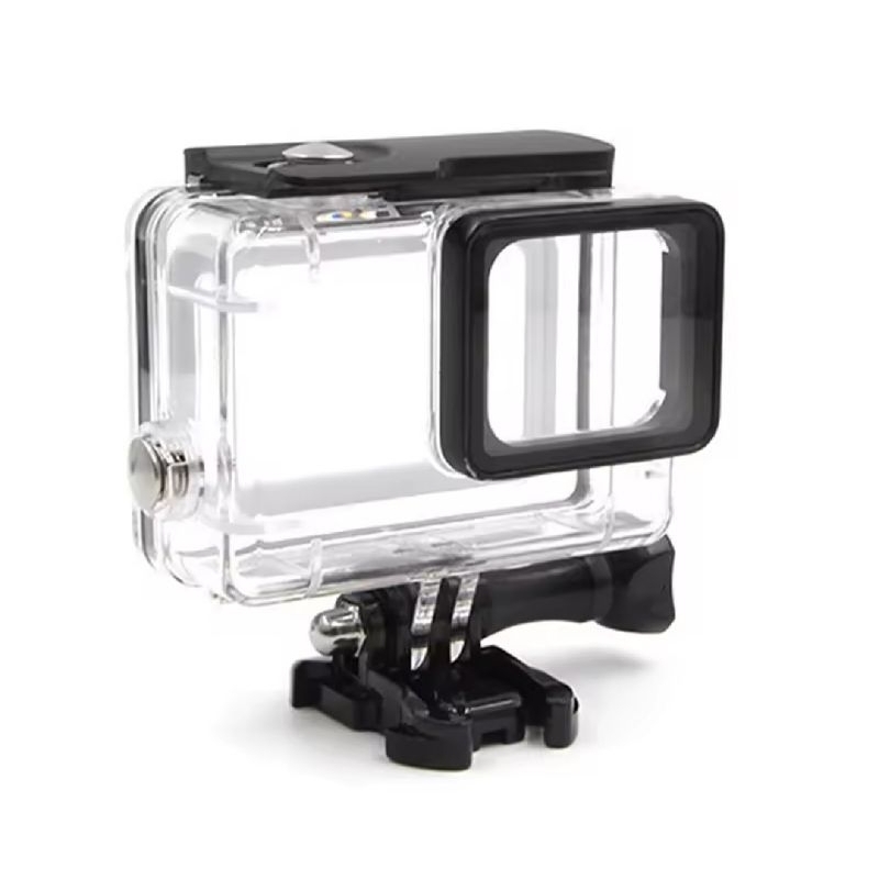 45 เมตรเคสกันน้ําใต้น้ําสําหรับ GoPro Hero 7/6/5 สีดําดําน้ําป้องกัน Housing Mount สําหรับ Go Pro 7/