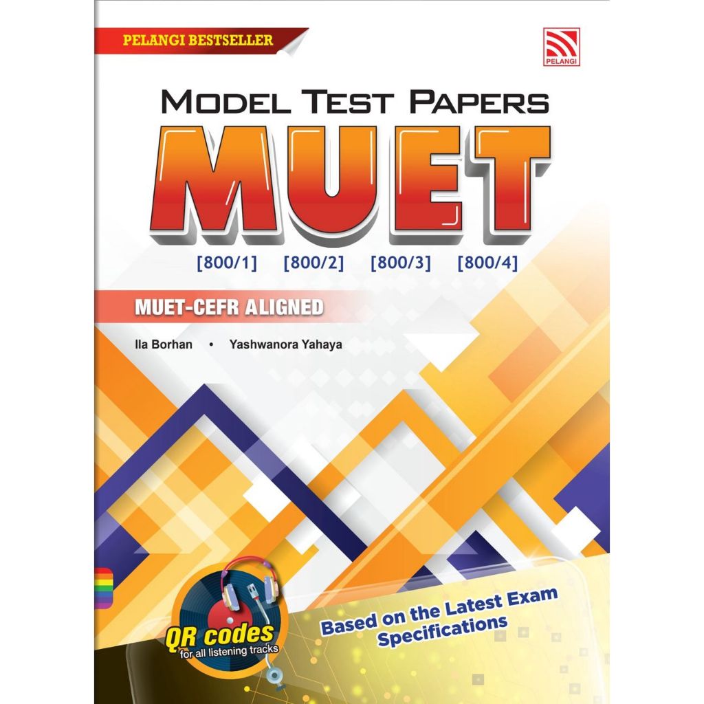 [BS] กระดาษทดสอบรุ่น MUET 2024/22/21 (Pelangi)