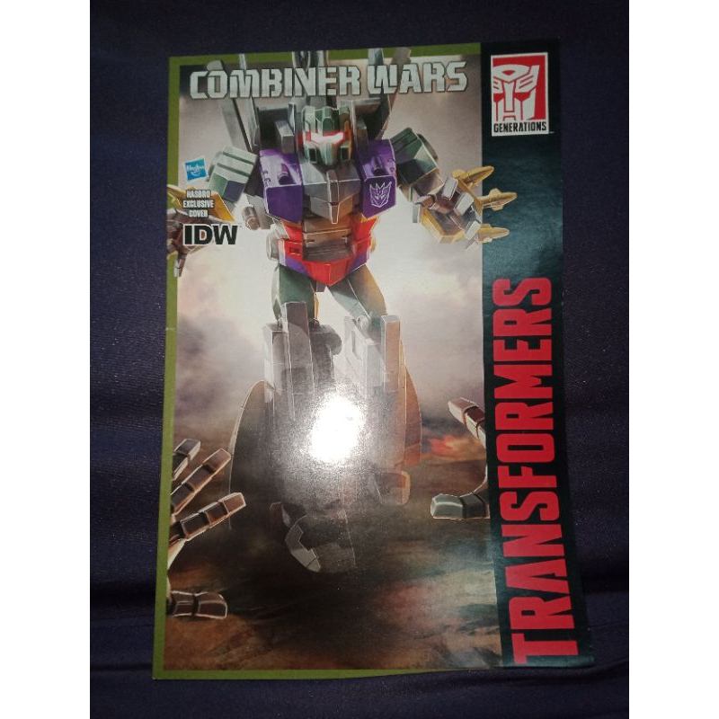 IDW Comics Transformers Combiner War 1 / 2014 / ฝาครอบ Decepticon Vortex / Hasbro