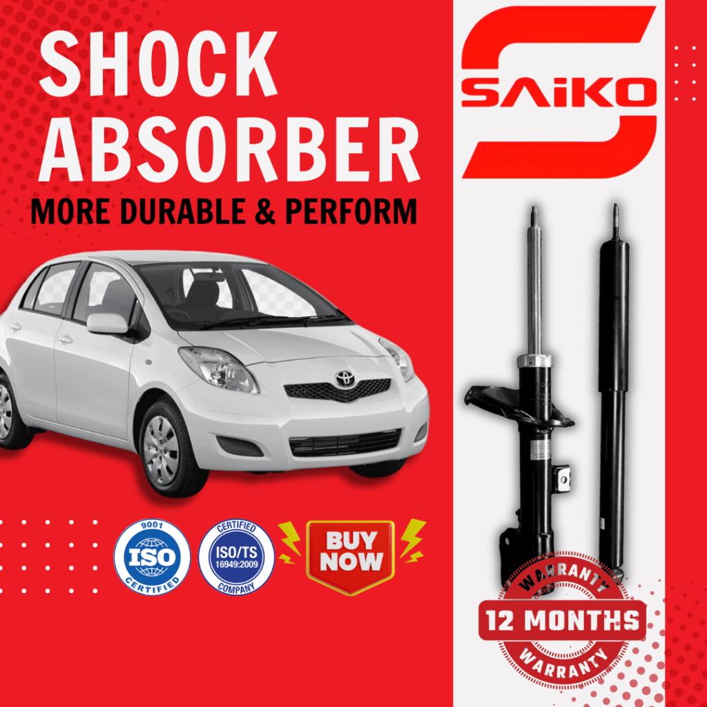 SAIKO - Toyota Yaris NCP91 - SHOCK ABSORBER FRONT & REAR