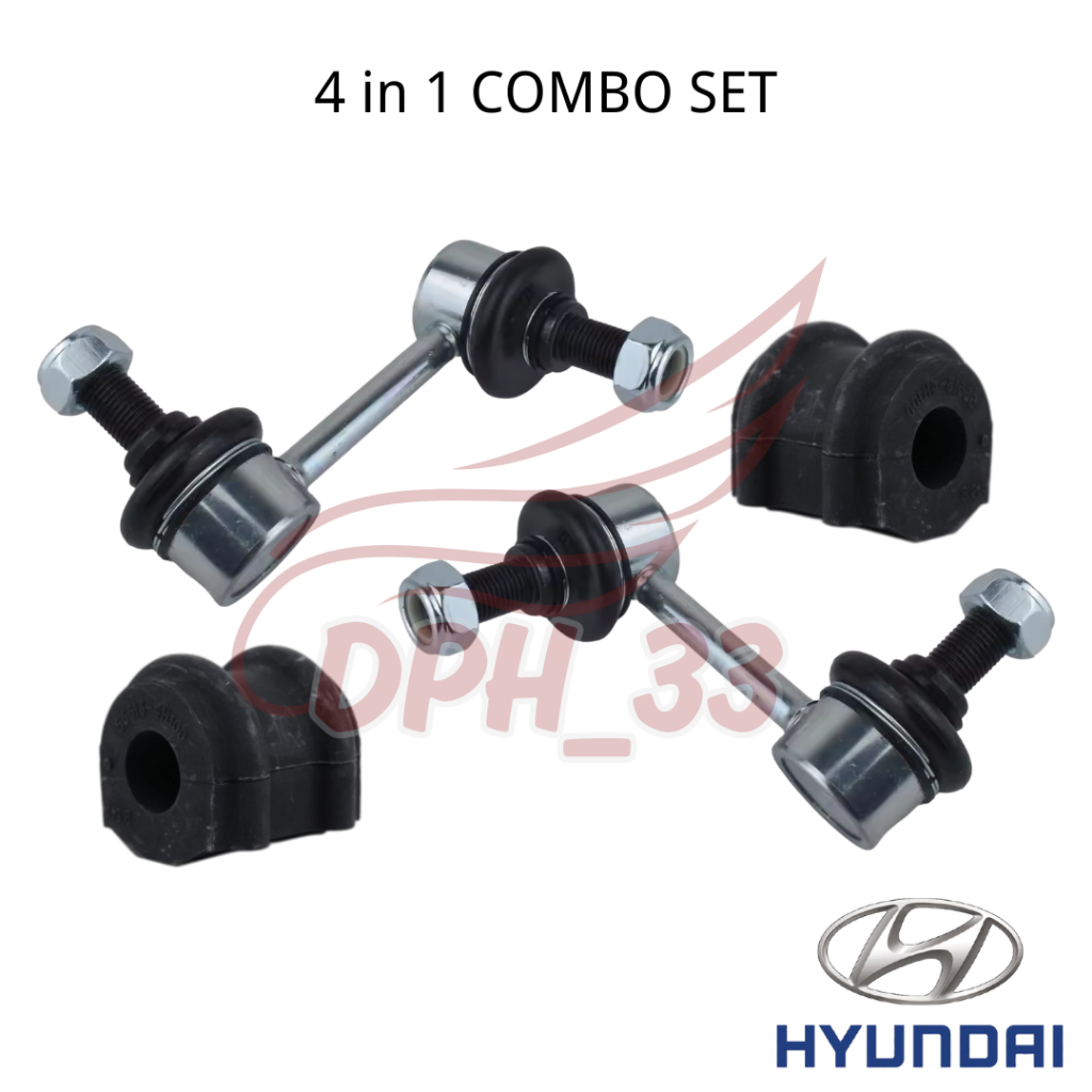 [4 IN 1 COMBO SET] Hyundai ด้านหลัง Stabilizer Link / Bush สําหรับ Hyundai Starex A1 A2