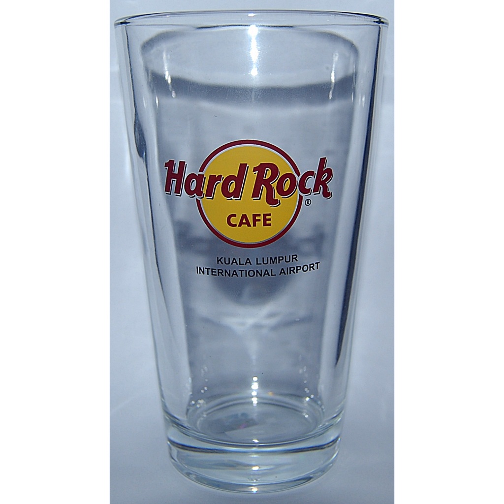 Hard Rock Cafe KL INTERNATIONAL AIRPORT Pint Glass & HRC แท้