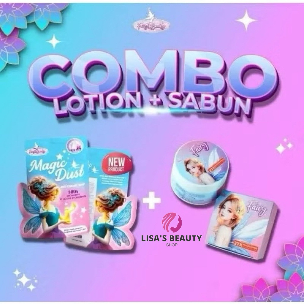 FAIRY MAGIC DUST COMBO/LOTION/ALL SKIN SOAP/SPRAY FAIRY SKINZ