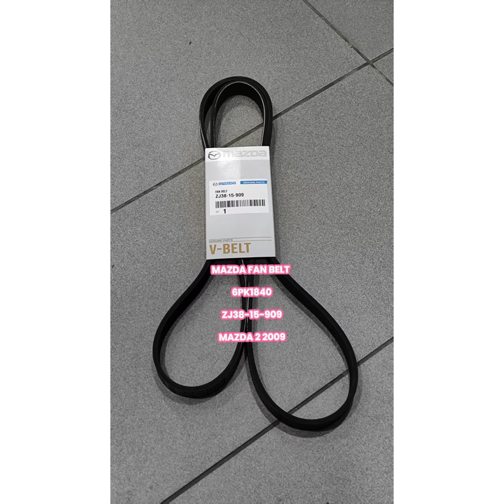 MAZDA FAN BELT 6PK1840 ZJ38-15-909 MAZDA 2 2009
