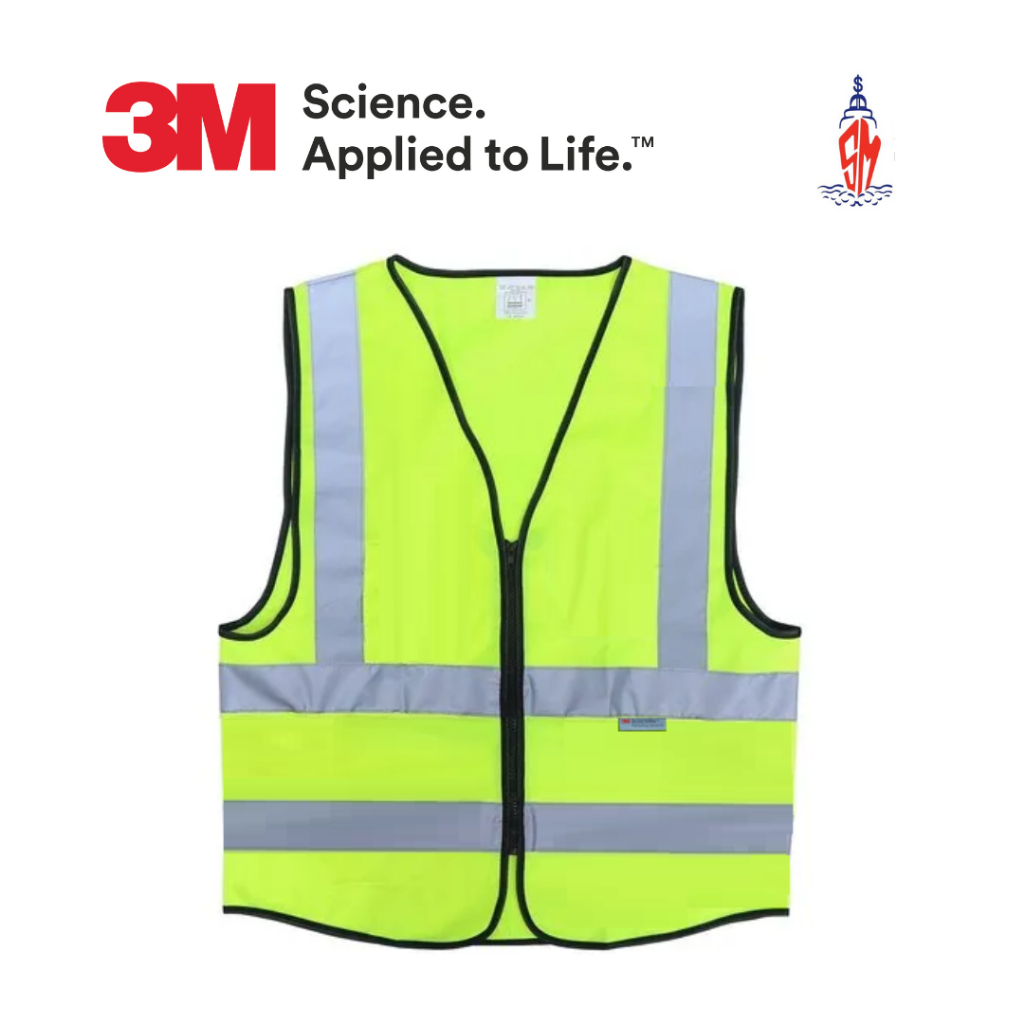3M Lime Green Safety Vest รุ่น 2925 (Jenis Zip)