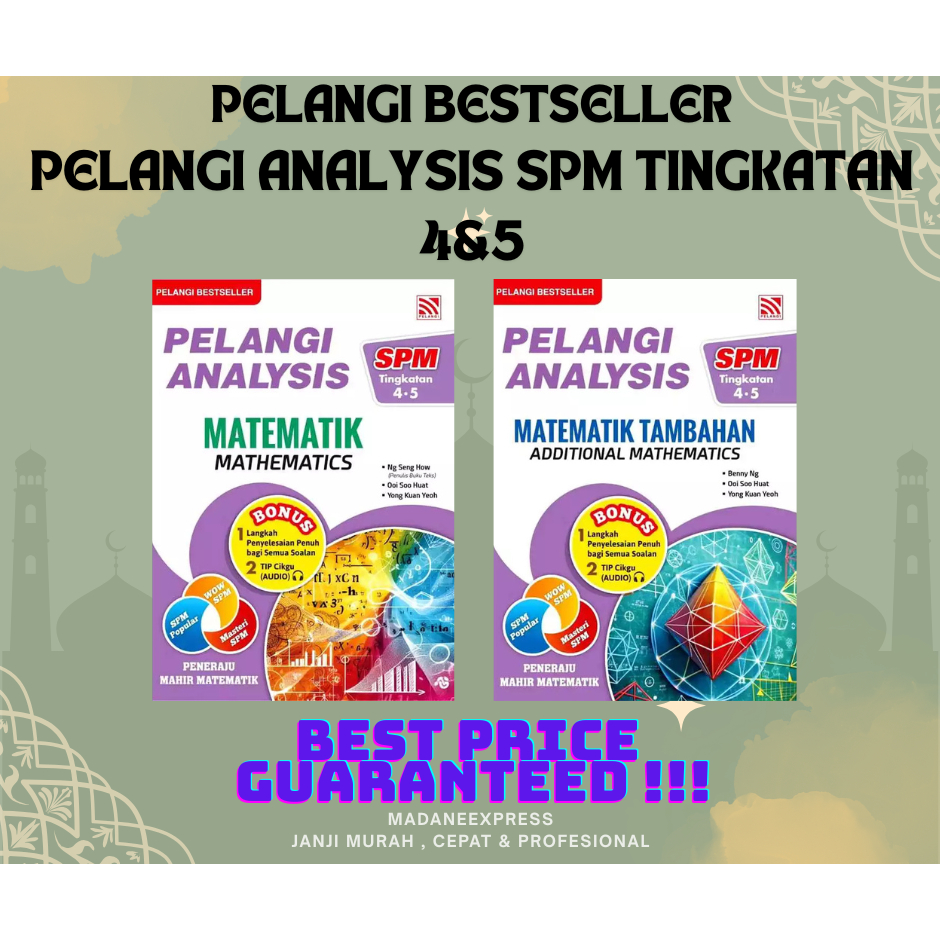 [XPRESS] BESTSELLER RAINBOW: SPM ANALYSIS RAINBOW LEVEL 4&5