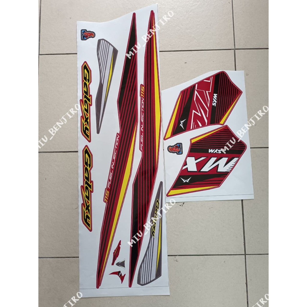 สติ๊กเกอร์ MX EDITION ALPHA V1 . ไซม์ อี โบนัส