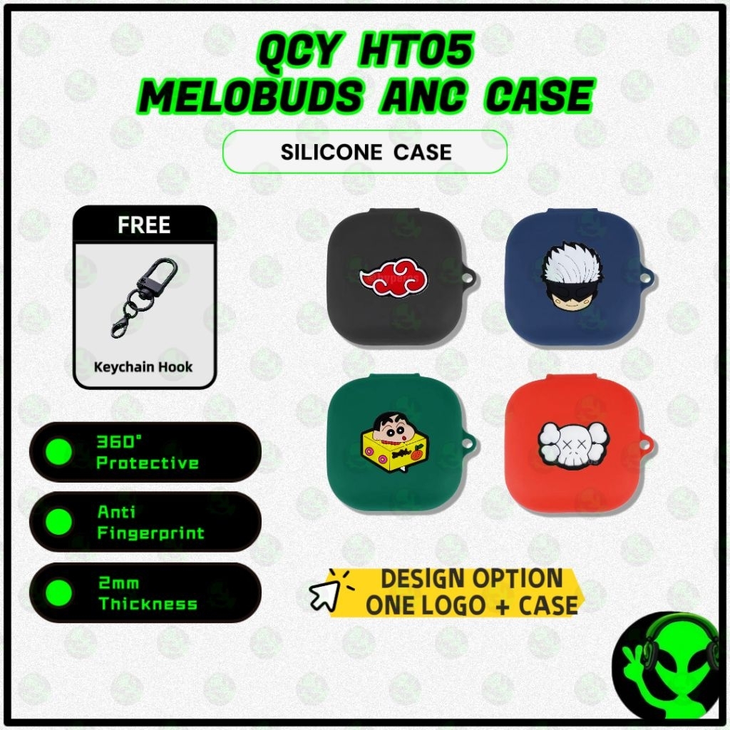 QCY MeloBuds ANC Case HT05 หูฟังไร้สายหูฟังเคสซิลิโคนอ่อนนุ่ม QCY HT05 Case