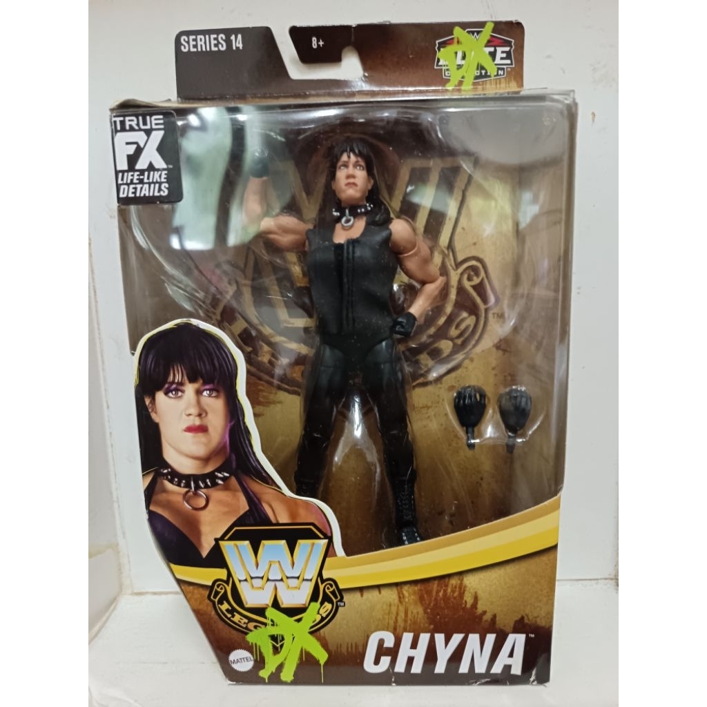 Mattel WWE Elite Legends Series 14 Chyna DX แอ็คชั่นฟิกเกอร์มวยปล้ํา