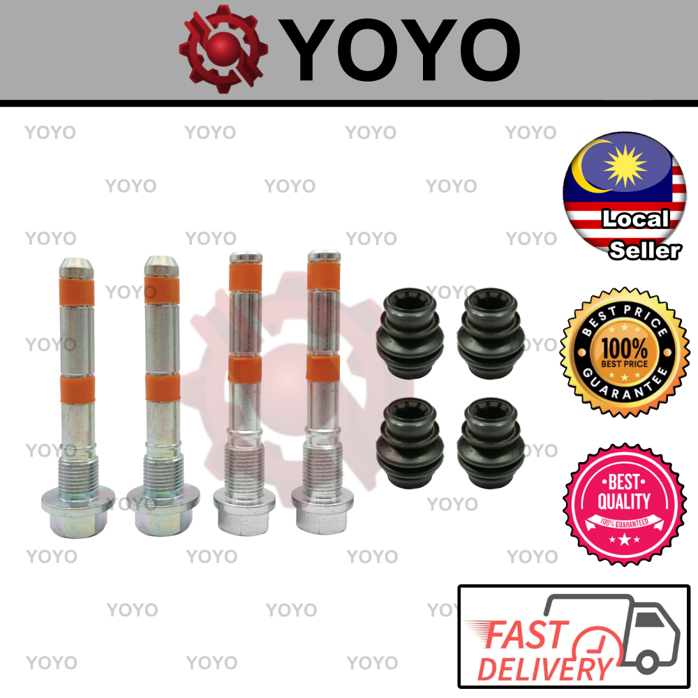 G17M91X14*2-FS Mitsubishi Pajero V46W 1990-1999 (ชุดเต็ม) พินคาลิปเปอร์ดิสก์เบรก