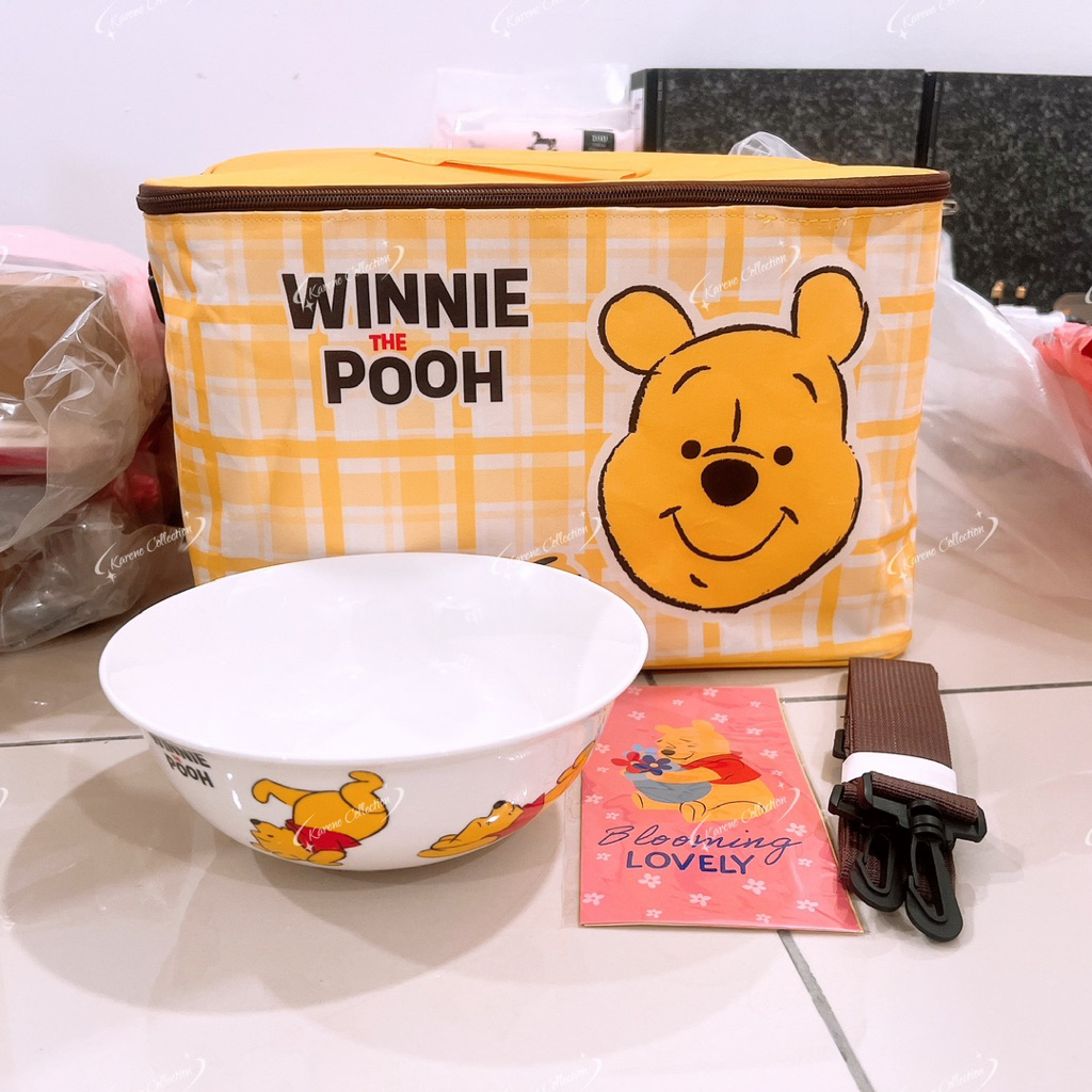Disney Winnie the Pooh Taiwan 7-ELEVEN 2024 คอลเลกชันชามเซรามิค Cooler Bag Lucky Bag ไต้หวัน台7-11 尼 