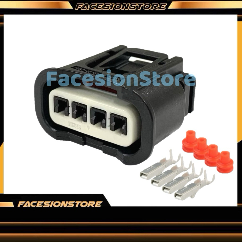 4 Pin Volvo 6 กระบอก S60 S80 V70 XC60 XC70 XC90 L6 3.0L 3.2L ปลั๊กขั้วต่อซ็อกเก็ตขดลวด