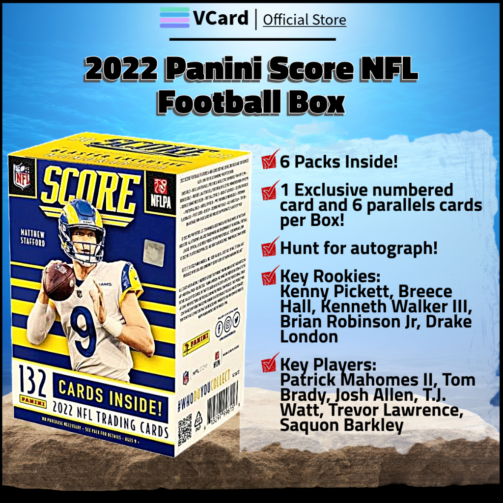 [VCARD] 2022 Panini Score NFL Football Box