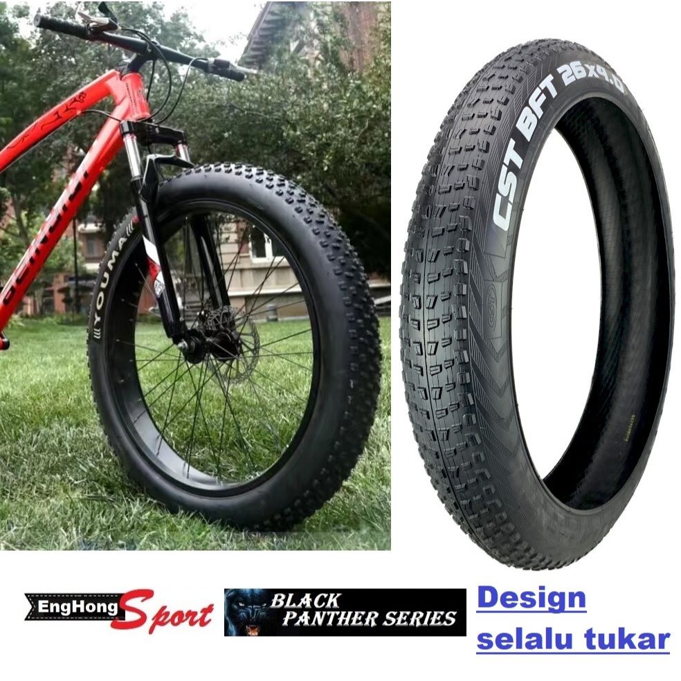 EngHong Fat Bike TYRE, Lauxjack Fat Bike Tyre Fat Bike Tayar Fat Bike TIUB Big Bike TYRE 26x4 INTERN