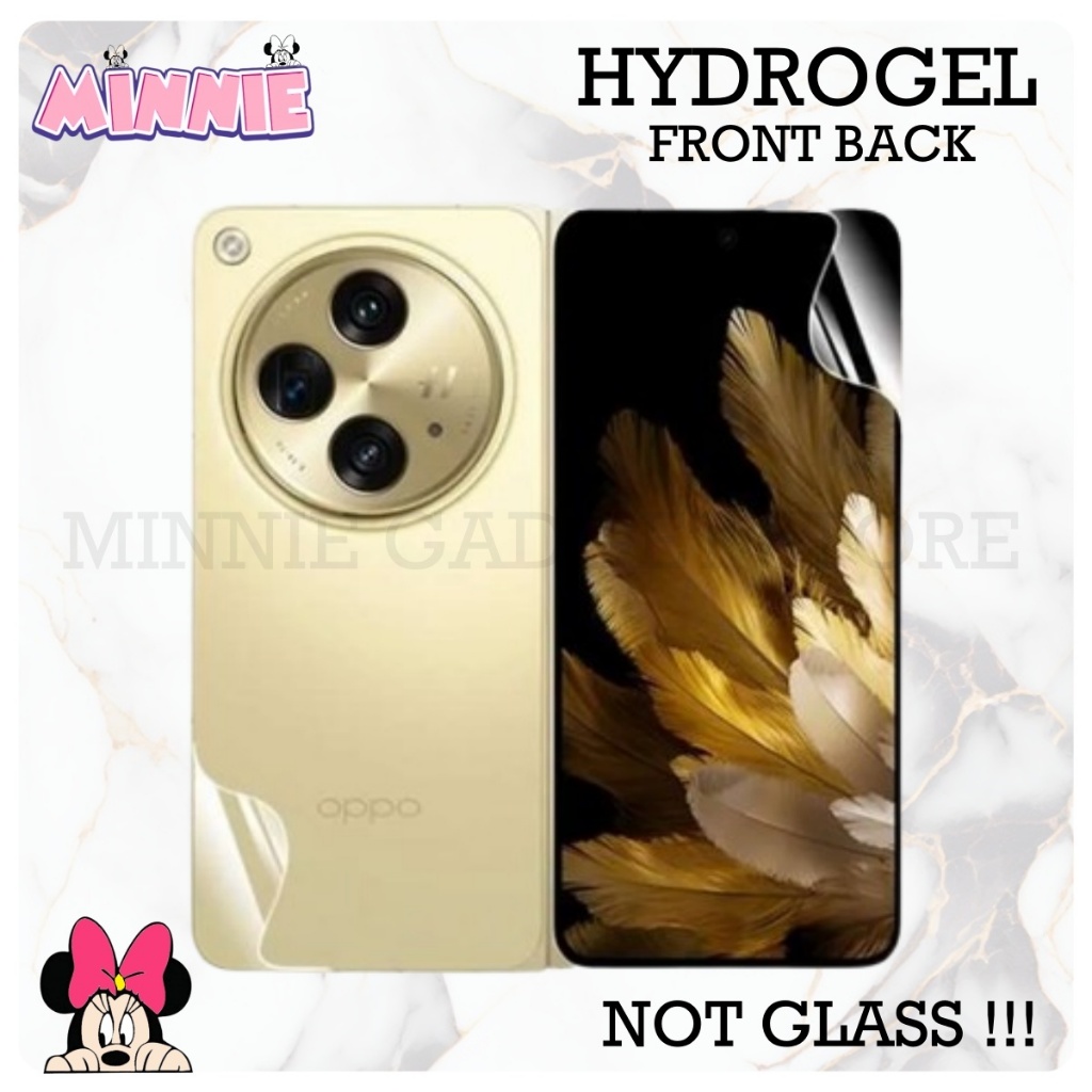 ฟิล์มกันรอยหน้าจอด้านหน้า + ด้านหลัง Hydrogel Oppo Find N5 / Find N3 Flip / Find N2 Flip / Find N