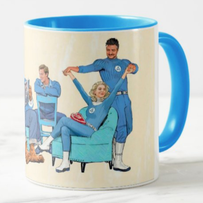 Fantastic สี่แก้ว avengers pendro pascal แก้วที่กําหนดเองมนุษย์ไฟฉาย mr fantastic sue storm marvel