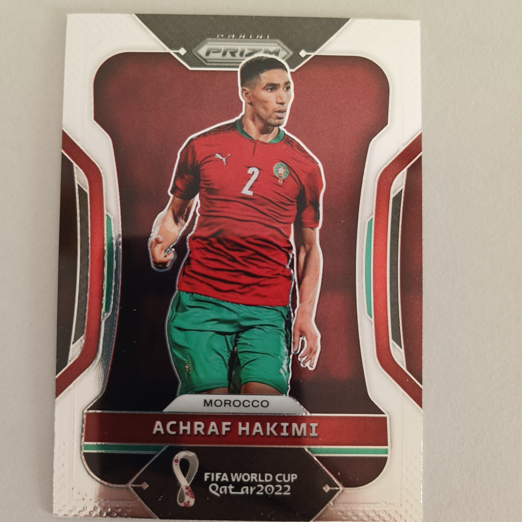 Panini Prizm World Cup 2022 การ์ดฟุตบอลโมร็อกโก - Achraf Hakimi และอื่นๆ