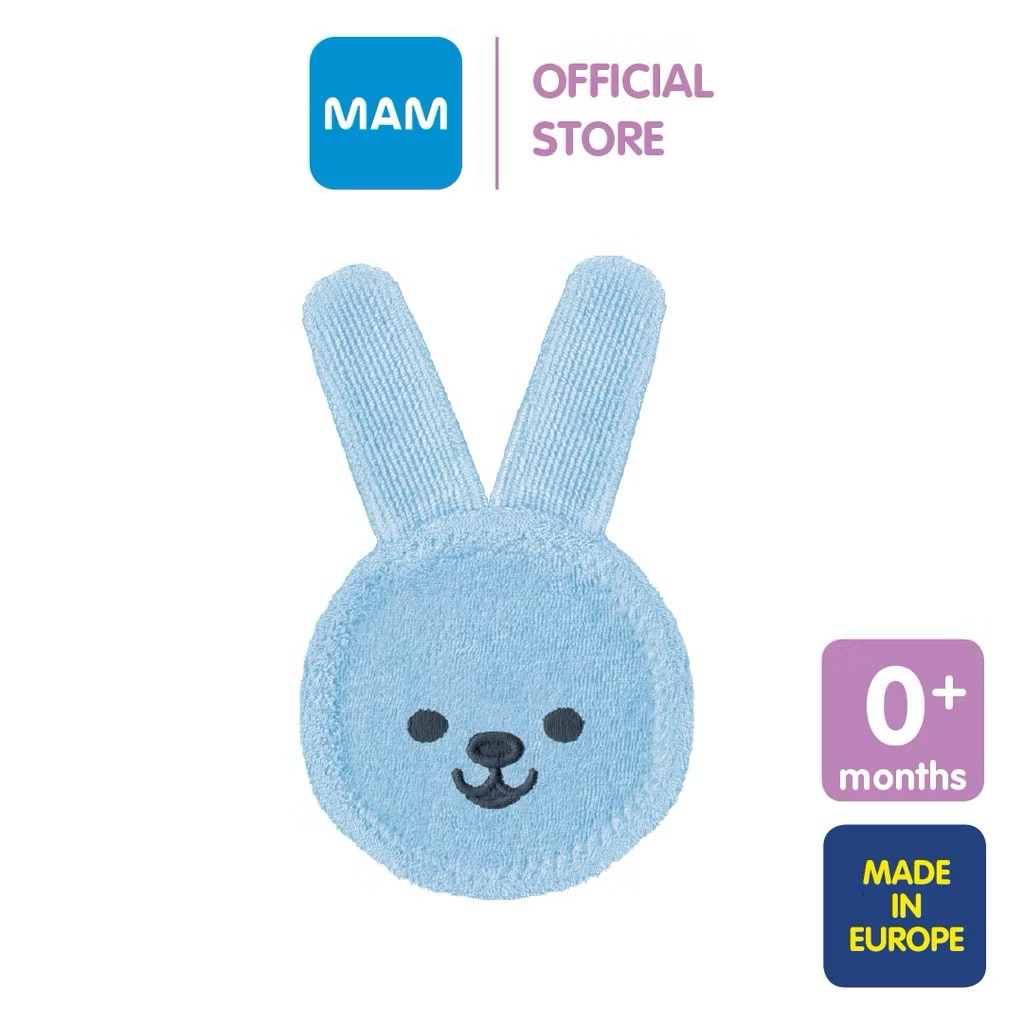 MAM Oral Care Rabbit Microfibre Cloth สําหรับทําความสะอาดปากและเหงือก