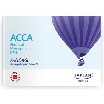 2026 KAPLAN ACCA POCKET NOTES FINANCIAL MANAGEMENT FM 2025/26