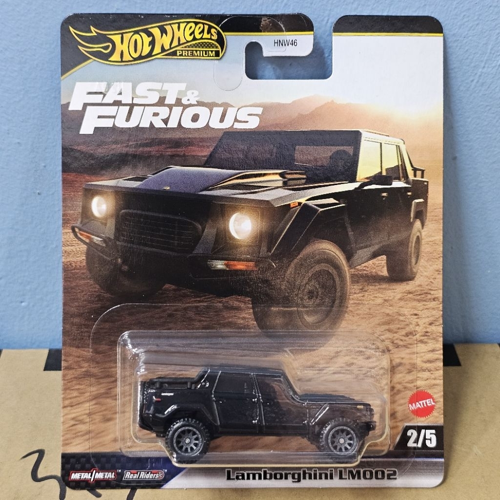 HOT WHEELS PREMIUM LAMBORGHINI LM002 FAST AND FURIOUS