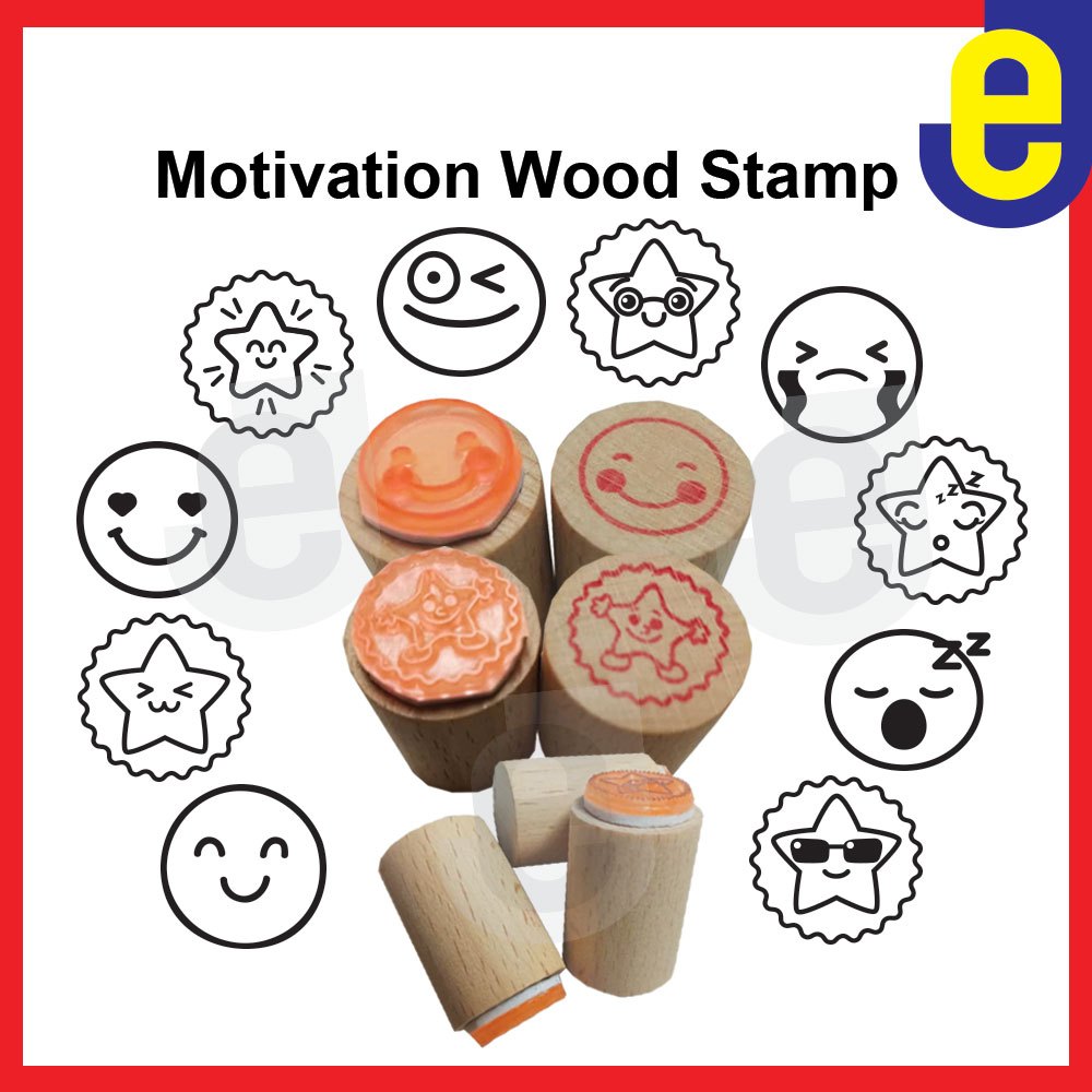 Ulsan สร้างแรงบันดาลใจแสตมป์ Cikgu ครู Ulsan Feedback สรรเสริญรางวัลการศึกษา Wood Star (Unink) - EJ