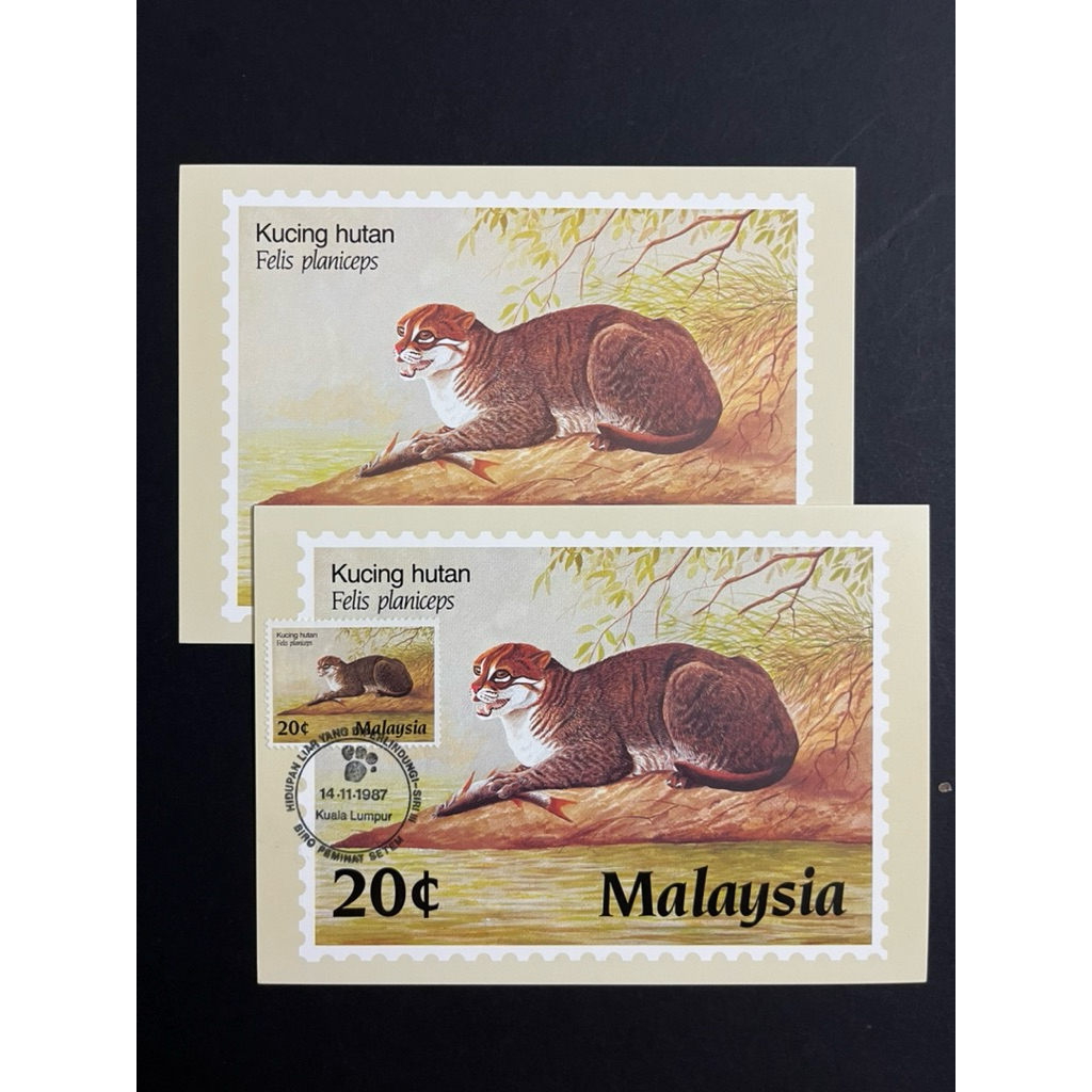 [ POST CARD ] POST OFFICE STAMP CARD SERIES 1/87 PROTECTED WILDLIFE SERIES III