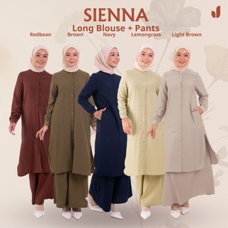 [NEW IN] Long Blouse Sienna Set LONG BLOUSE/PANT by Jasmina Malaysia (Baju dan Seluar dijual berasingan)