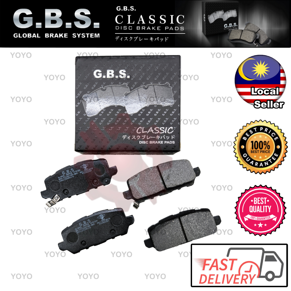 ผ้าเบรค Honda HRV RU 1.5/ 1.8 2013- GBS (REAR) (5226)