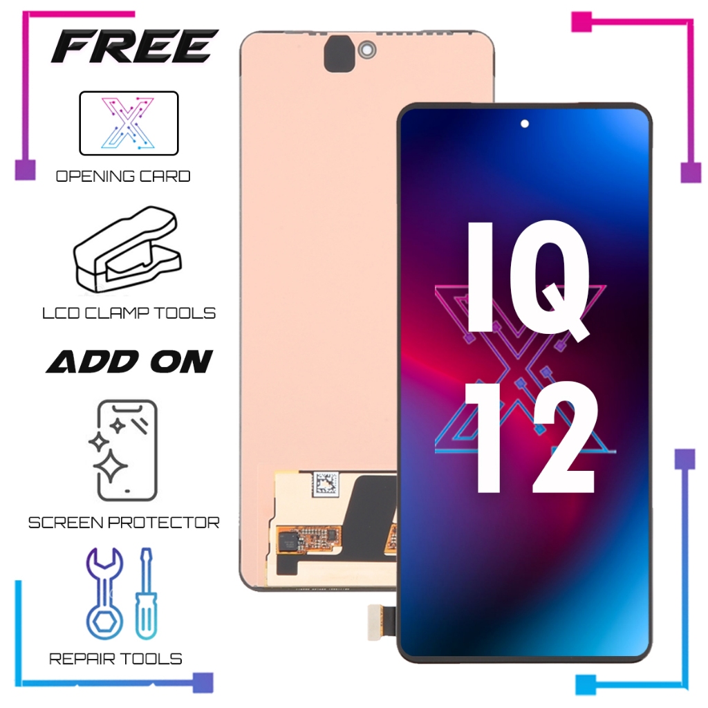 จอแสดงผล LCD สําหรับ Iqoo 12 (พร้อมจอแสดงผลหน้าจอสัมผัส)