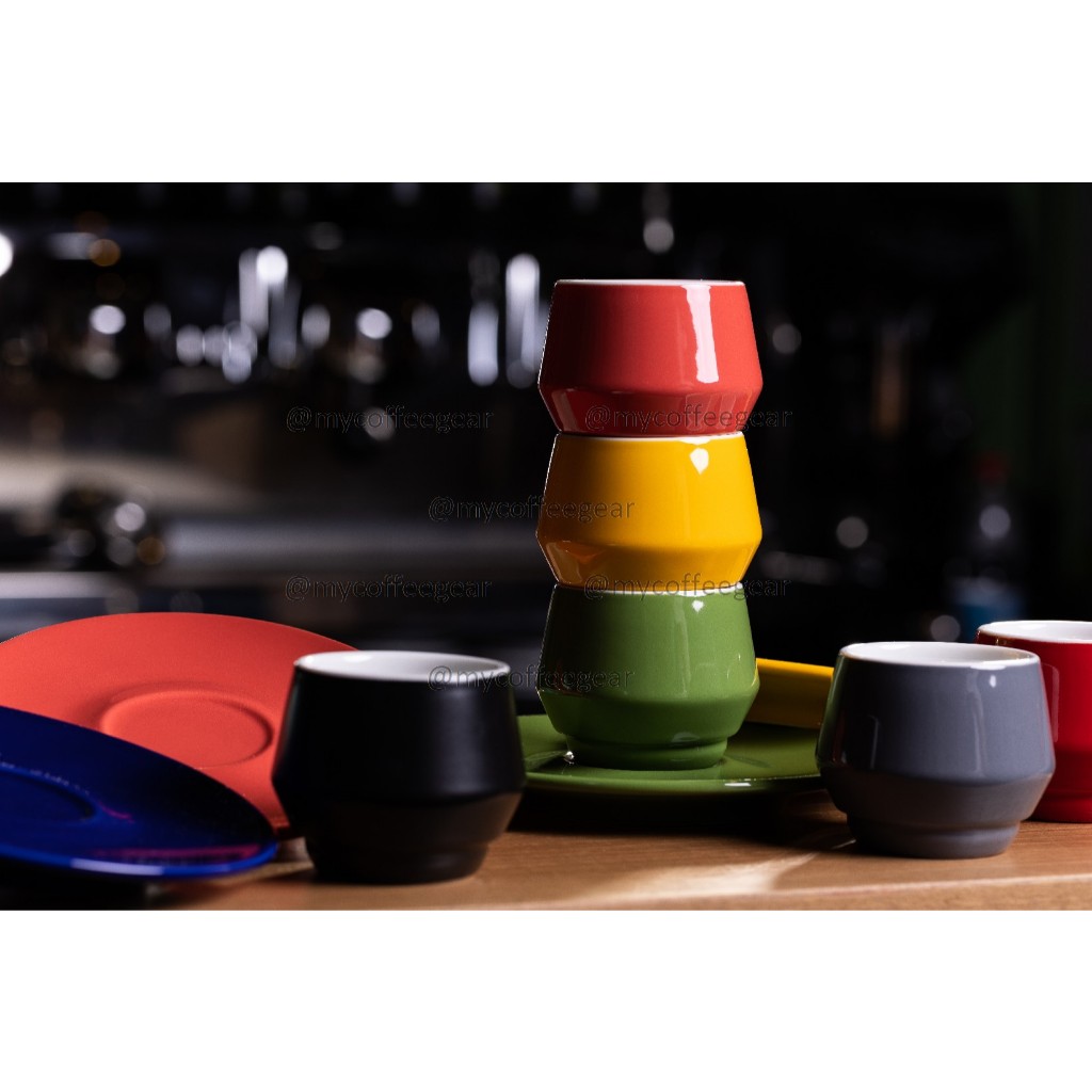 205cc ถ้วยคาปูชิโน่พร้อมจานรอง CLUBHOUSE MANIKO LINE