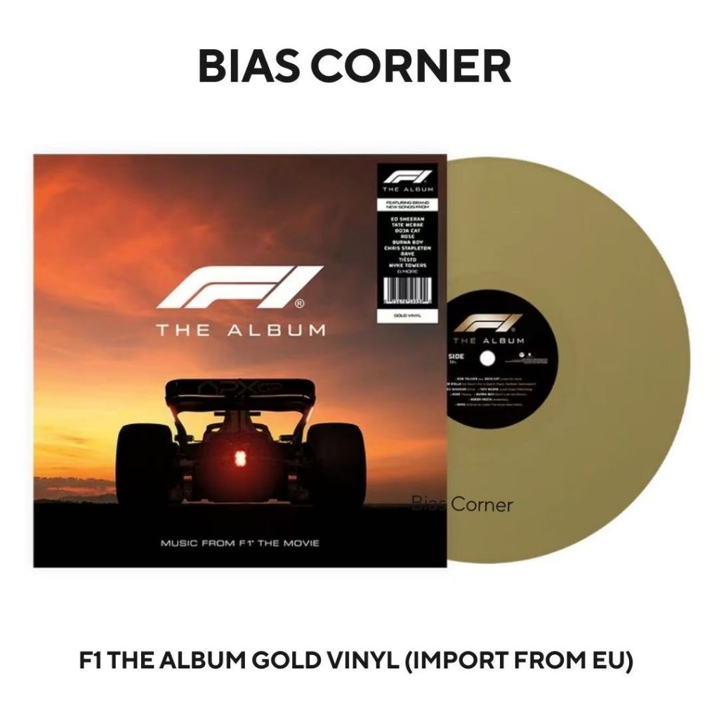 F1 The Album Gold Vinyl Limited Edition (นําเข้าจาก EU)