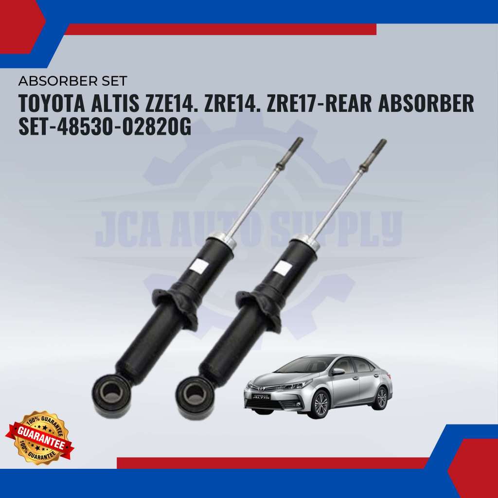 โช๊คหลัง-Toyota Altis ZZE14. ZRE14. ZRE17-ชุดโช้คหลัง-48530-0280