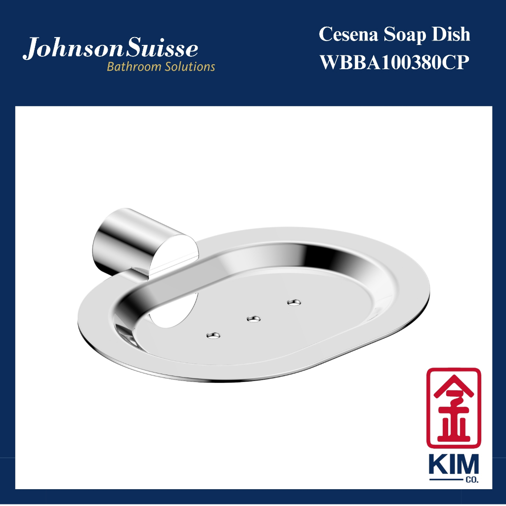 จานสบู่ Johnson Suisse Cesena (WBBA100380CP) อุปกรณ์ห้องน้ํา