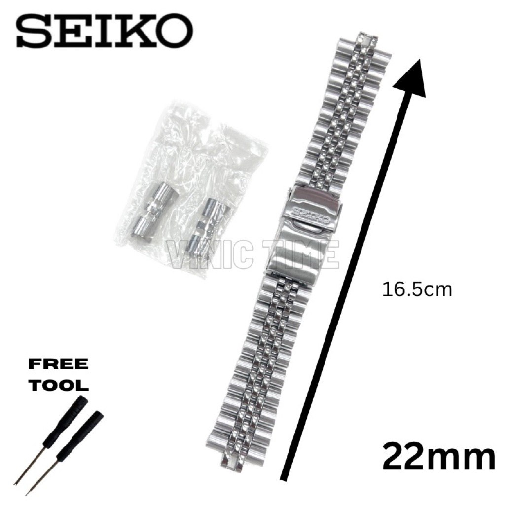 Seiko SKX007 , SKX009 , SKX011 , SKXA35 , SKXA53 , SARV003 & SRPD Series Jubilee Bracelet 22mm 44G1J
