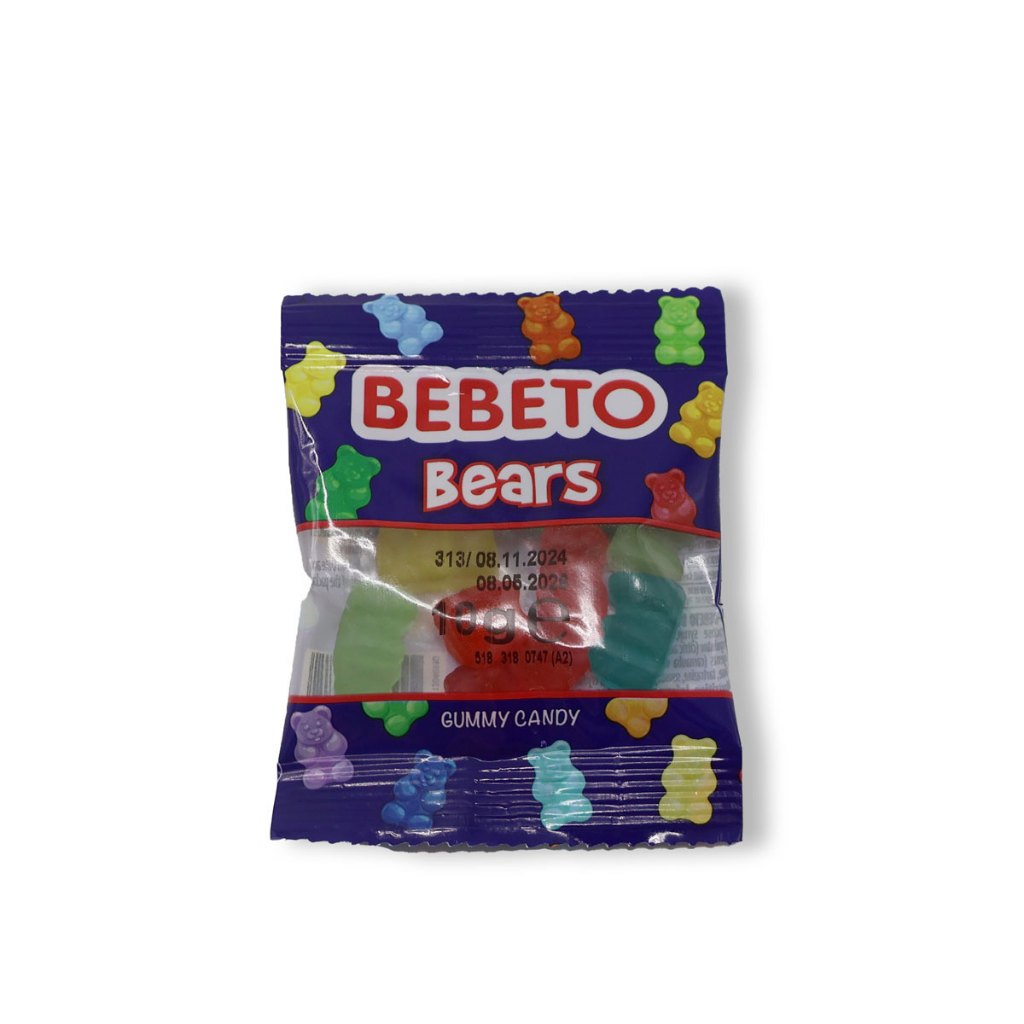 BEBETO MINI BEARS JELLY GUM 10G BARU & LEZAT {250G, 500G, 980G}