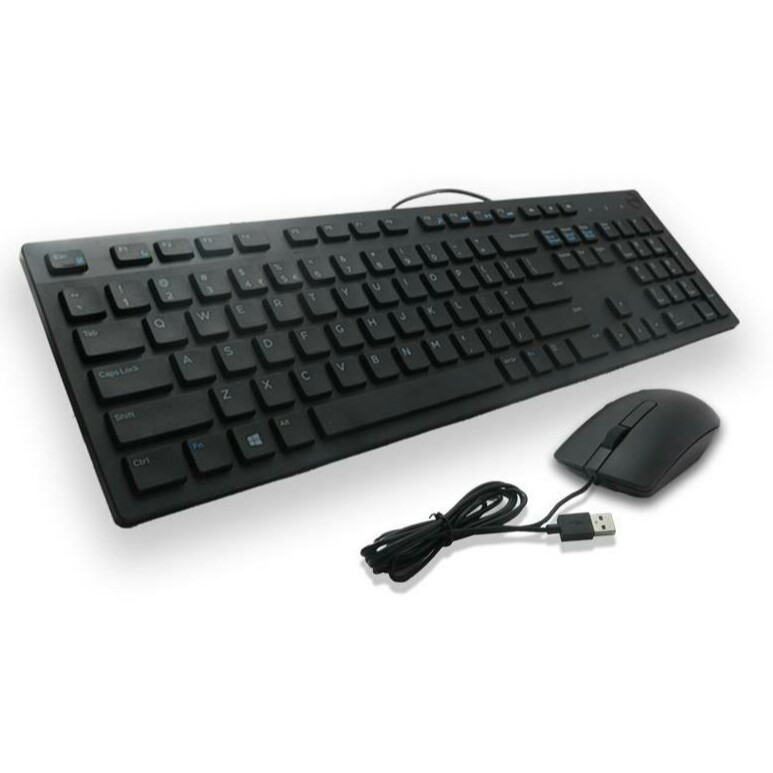 คีย์บอร์ดและเมาส์ DELL WIRED (ใช้แล้ว)
