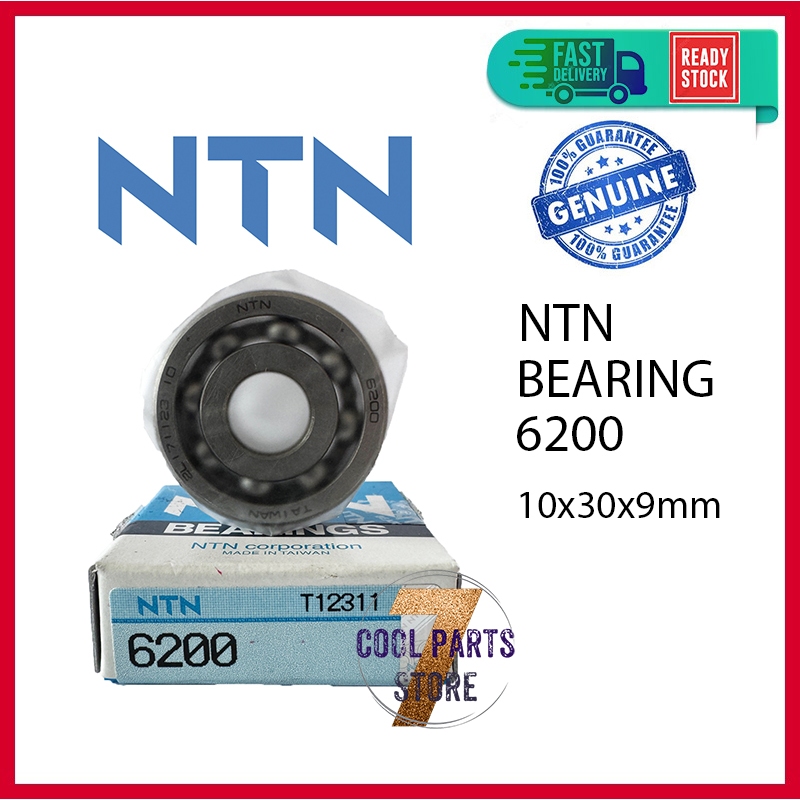 6200 NTN แบริ่ง 6200 (10 X 30 X 9mm)