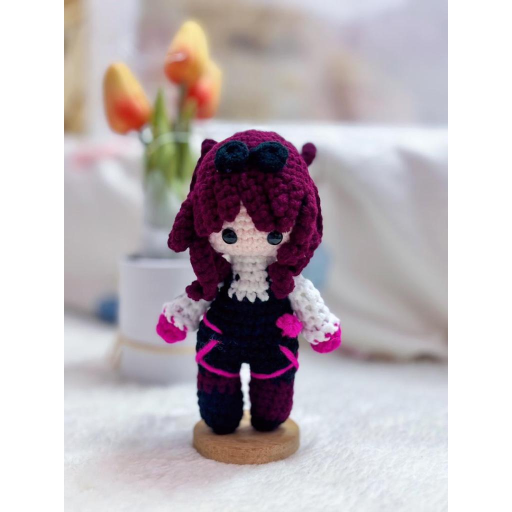 KAFKA HSR อะนิเมะ HSR เกมน่ารัก Handmade โครเชต์ Amigurumi patung ตุ๊กตาของเล่นปัจจุบัน