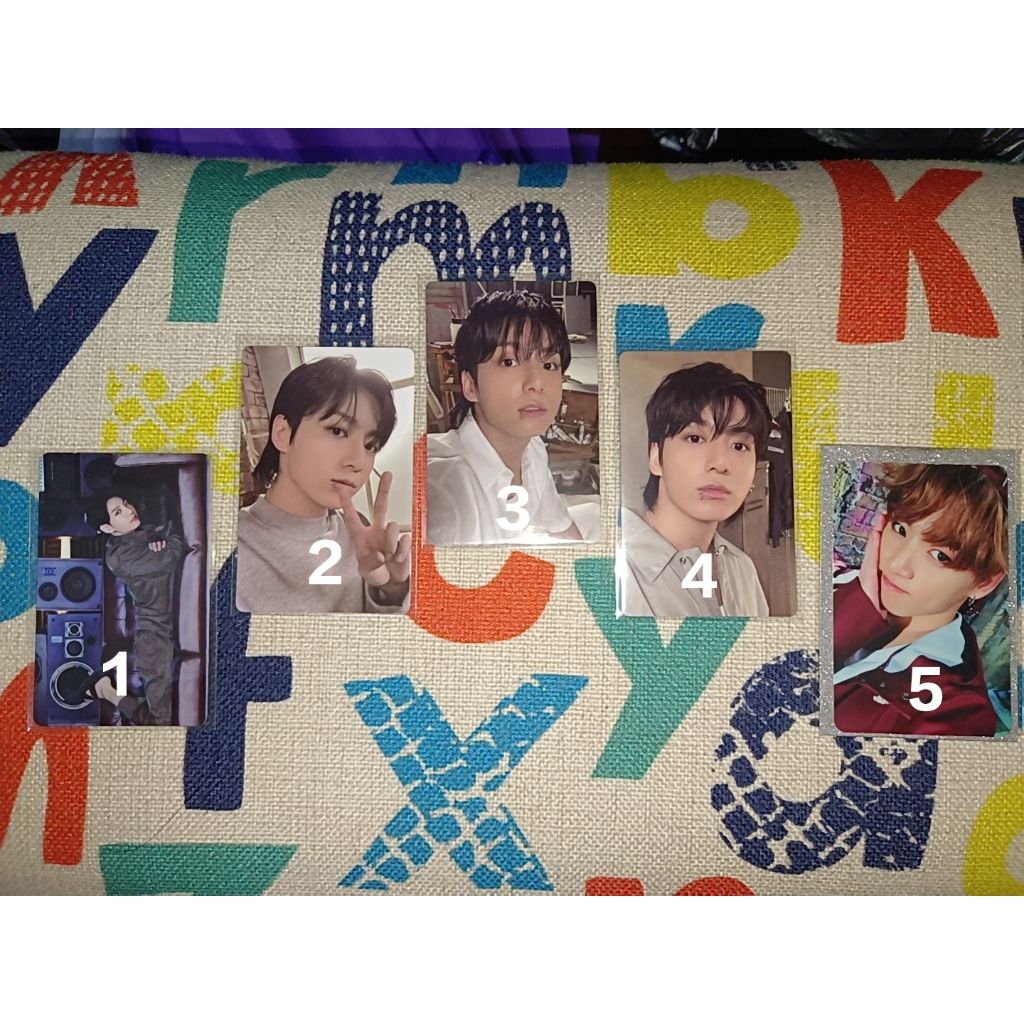 BTS JUNGKOOK OFFICIAL PHOTOCARDS/MERCH (ราคาลง)